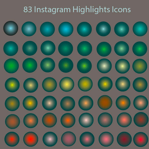 83 Gradient Instagram Highlight Covers